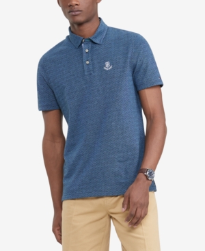 Tommy Hilfiger Men's Custom-Fit Th Luxe Jacques Dot Polo