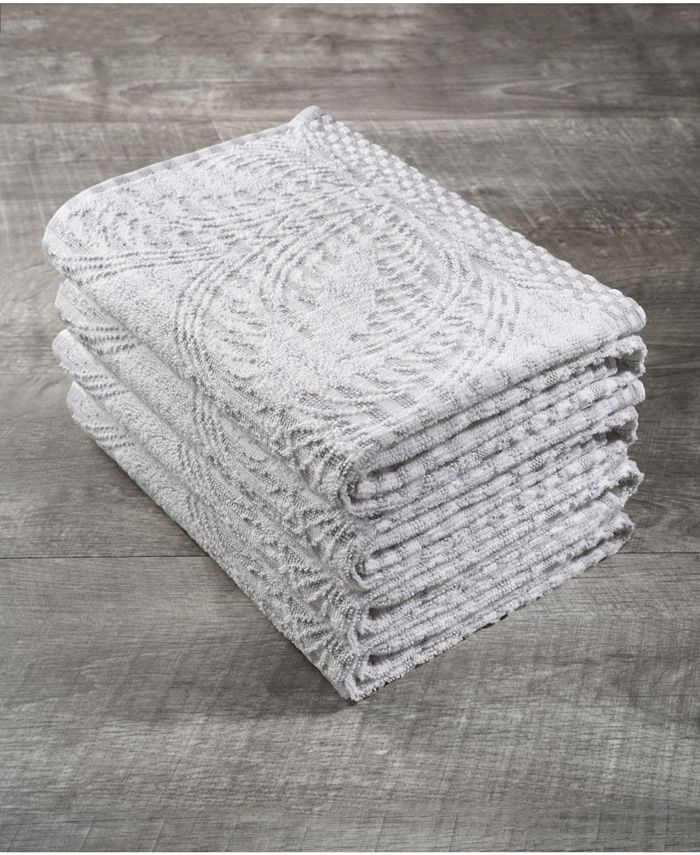 Delilah Home Kitchen Towels, Pack of 4 & Reviews Kitchen Linens