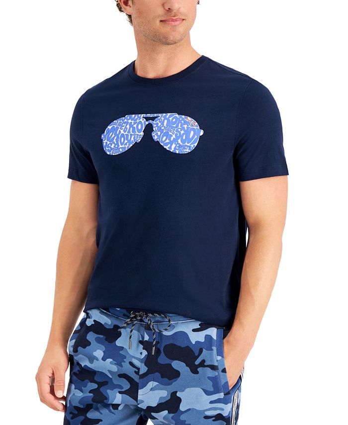 Michael Kors Men's Airplane Graphic T-Shirt - Macy's