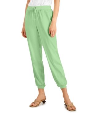 Alfani Jogger Pants, Created For Macy's In Pistachio Green