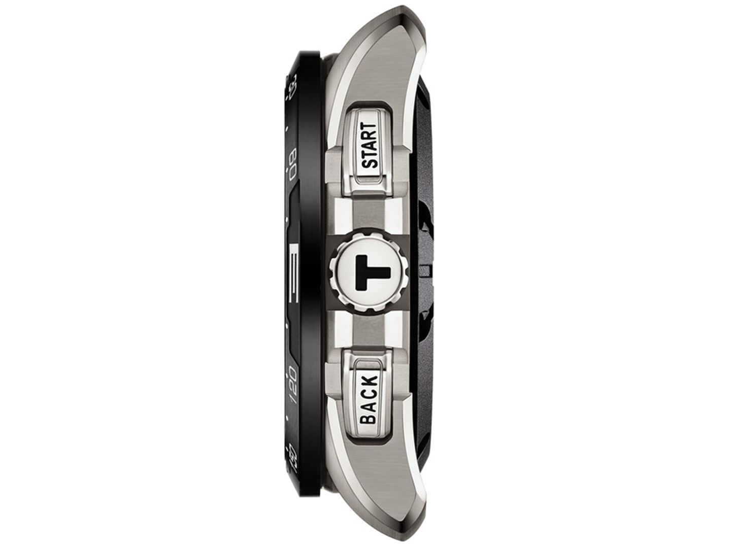 Мужские часы Tissot Swiss T-Touch Connect Solar Red Rubber Strap Smart Watch 48mm — фото 2