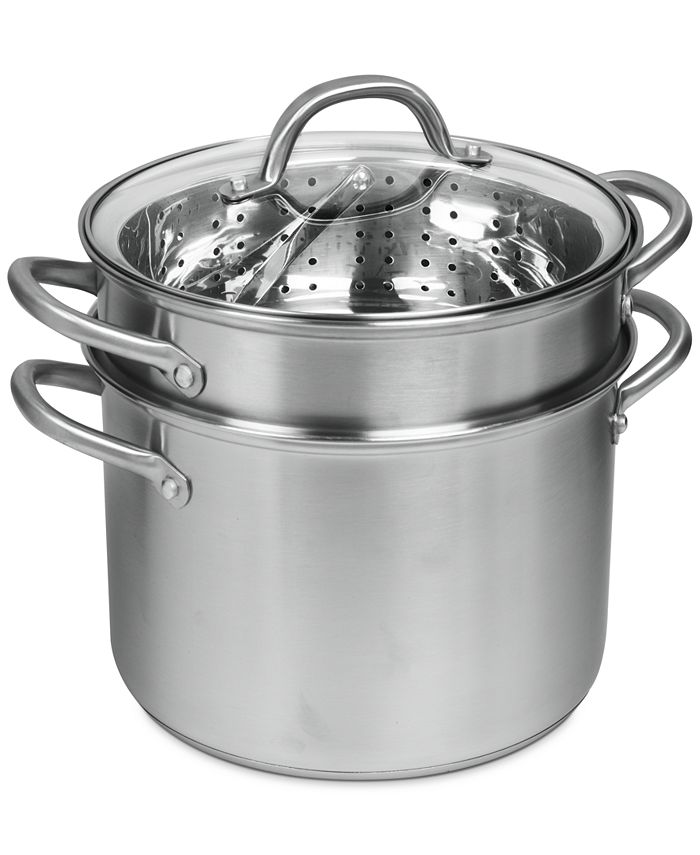 Carolina Cooker ; 60 Quart Aluminum Stock Pot, Basket, Lid Cast Iron & Cooking Supplies
