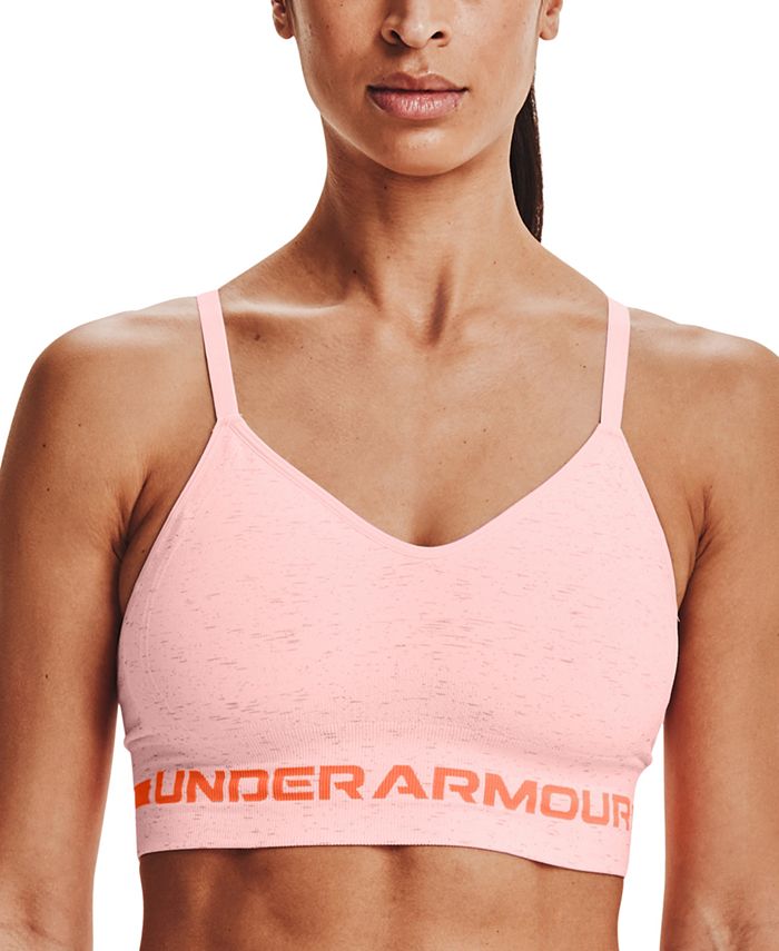 Under Armour Women's UA Seamless Cross-Back Low Impact Sports Bra - Macy's