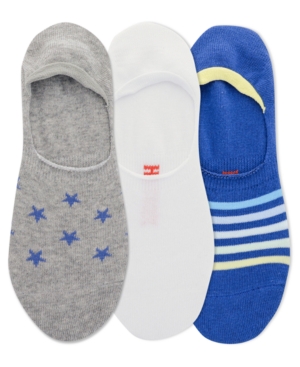 Hot Sox Men's 3-Pk Sneaker Liner Socks