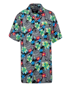 Hurley Big Boys Hawaiian Button Up Shirt