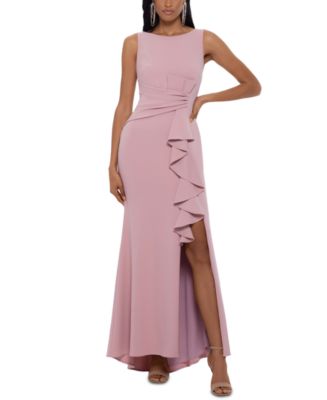Betsy & Adam Women's Sleeveless Ruffle-Detail Gown & Reviews - Dresses ...