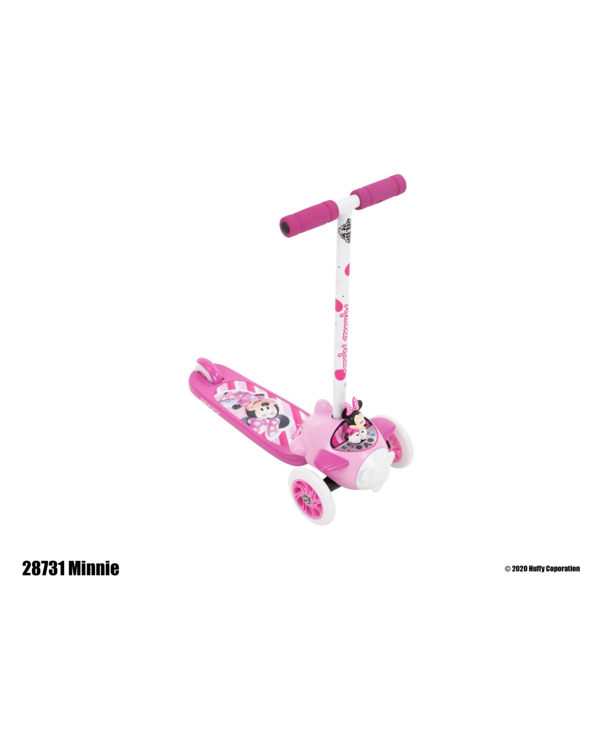 Huffy Disney Minnie 3-wheel Toddler Scooter For Kids In Pink