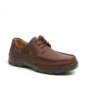 Aston Marc Men's Lace-up Comfort Casual Shoes In Tan