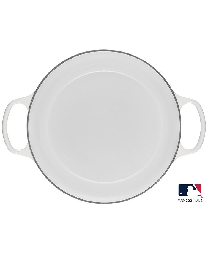 Los Angeles Dodgers Le Creuset White 7.25 Quart Signature Round