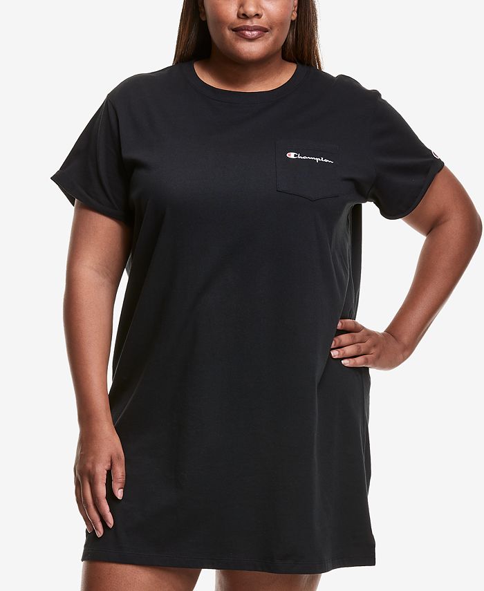 Jordbær tyngdekraft Tåget Champion Plus-Size Women's T-Shirt Dress - Macy's