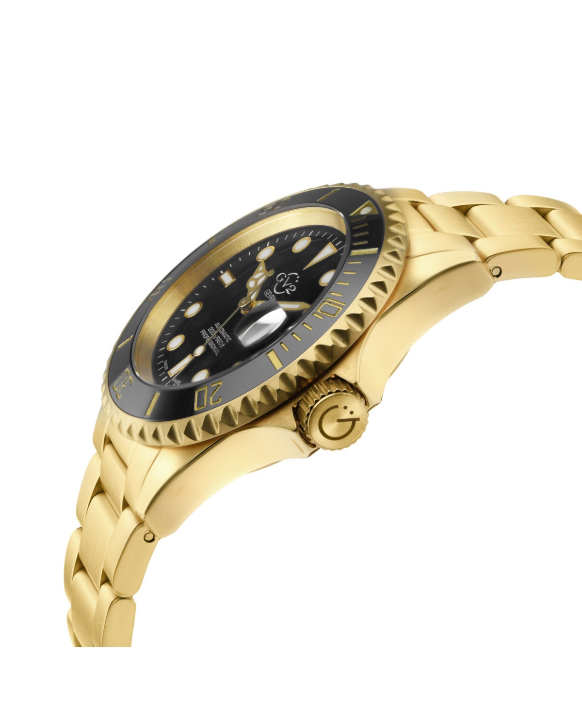 Gevril Men's Liguria Swiss Automatic Ion Plating Gold-Tone Stainless Steel Bracelet Watch 42mm - Gold-Tone