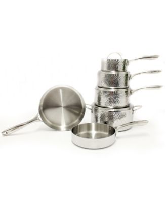 BergHOFF Belly 18/10 Stainless Steel 7 Piece Starter Cookware Set - Macy's