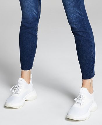 And Now This - Button-Fly Raw-Hem Skinny Jeans