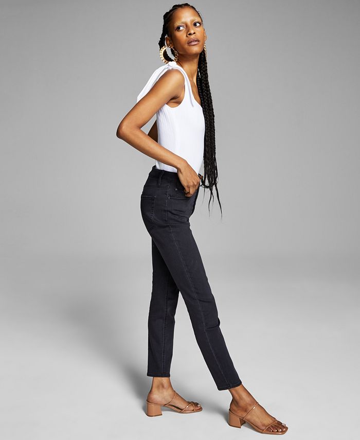 And Now This Women's Perfect Skinny Exposed Button - Macy's