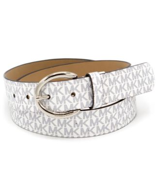 michael kors logo print belt