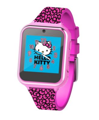 Accutime Hello Kitty Kid's Touch Screen Pink Silicone Strap
