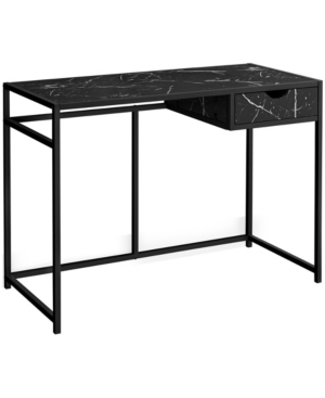 Monarch Specialties Desk With 1 Storage Drawer In Black