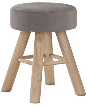 Ottoman Footrest with Wooden Legs