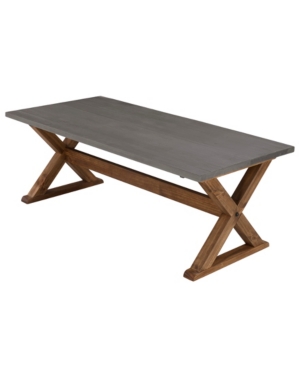 X Leg Solid Wood Coffee Table