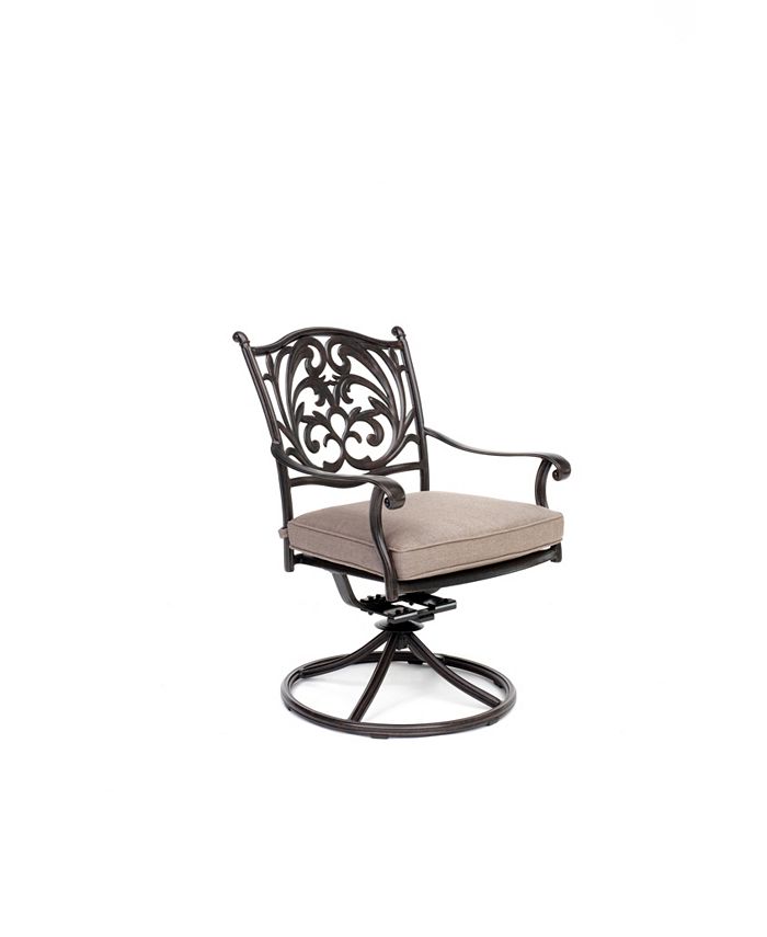 Furniture Chateau Outdoor Dining Swivel Rocker, with Outdura® Cushions, Created for Macy's Macy's