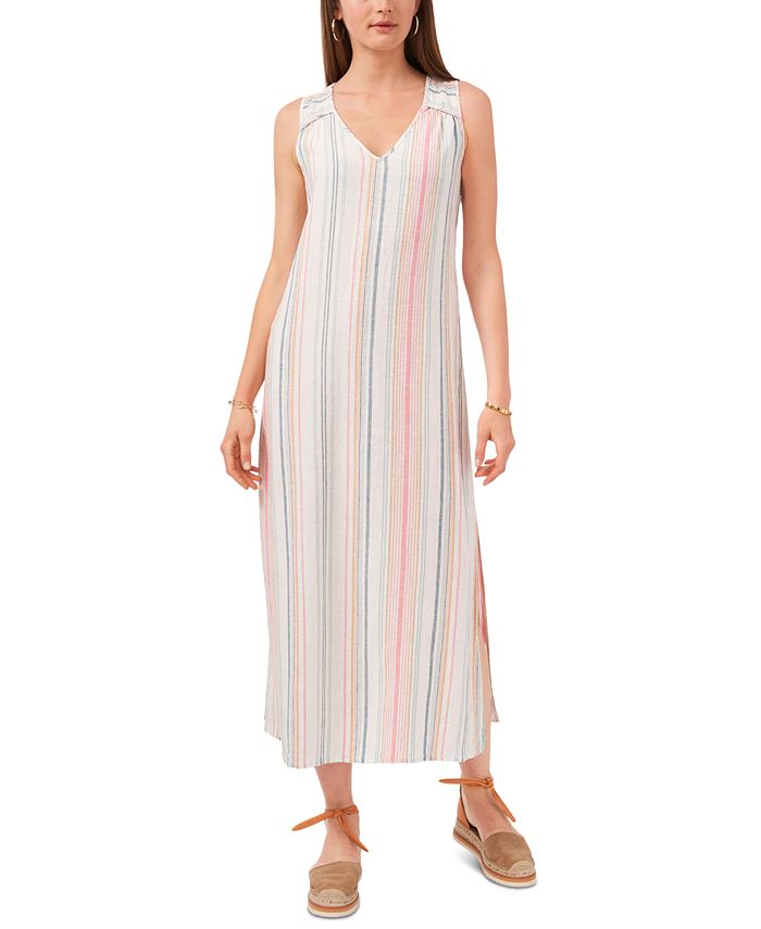 Vince Camuto Striped Sleeveless Maxi Dress - Macy's