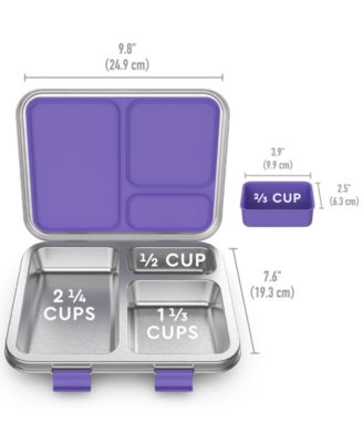 Kids Stainless Steel Leak-Resistant Lunch Box (Blue)