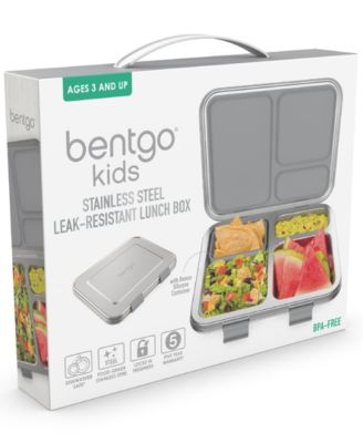 Kids Stainless Steel Leak-Resistant Lunch Box (Blue)