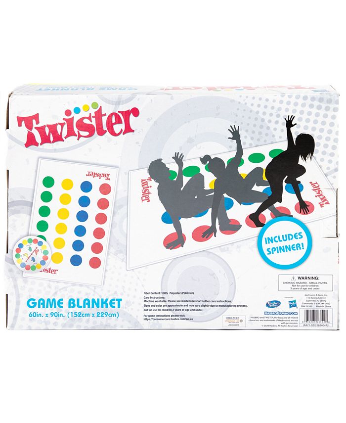 kampioen pot spoor Hasbro Twister Game Blanket & Reviews - Blankets & Throws - Bed & Bath -  Macy's