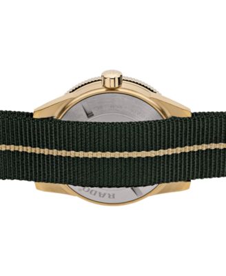Men's Swiss Automatic Captain Cook Green NATO Strap Watch 42mm