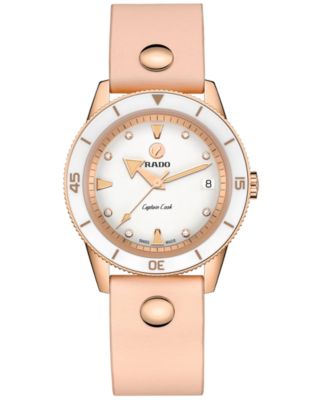 Rado Women's Swiss Automatic Captain Cook Diamond (1/20 ct. t.w.
