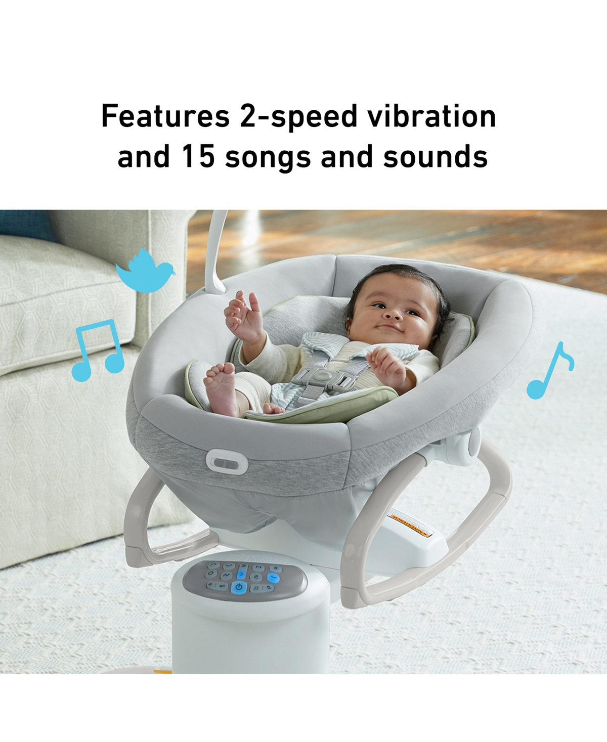 Graco Soothe My Way Swing With Removable Rocker In Madden