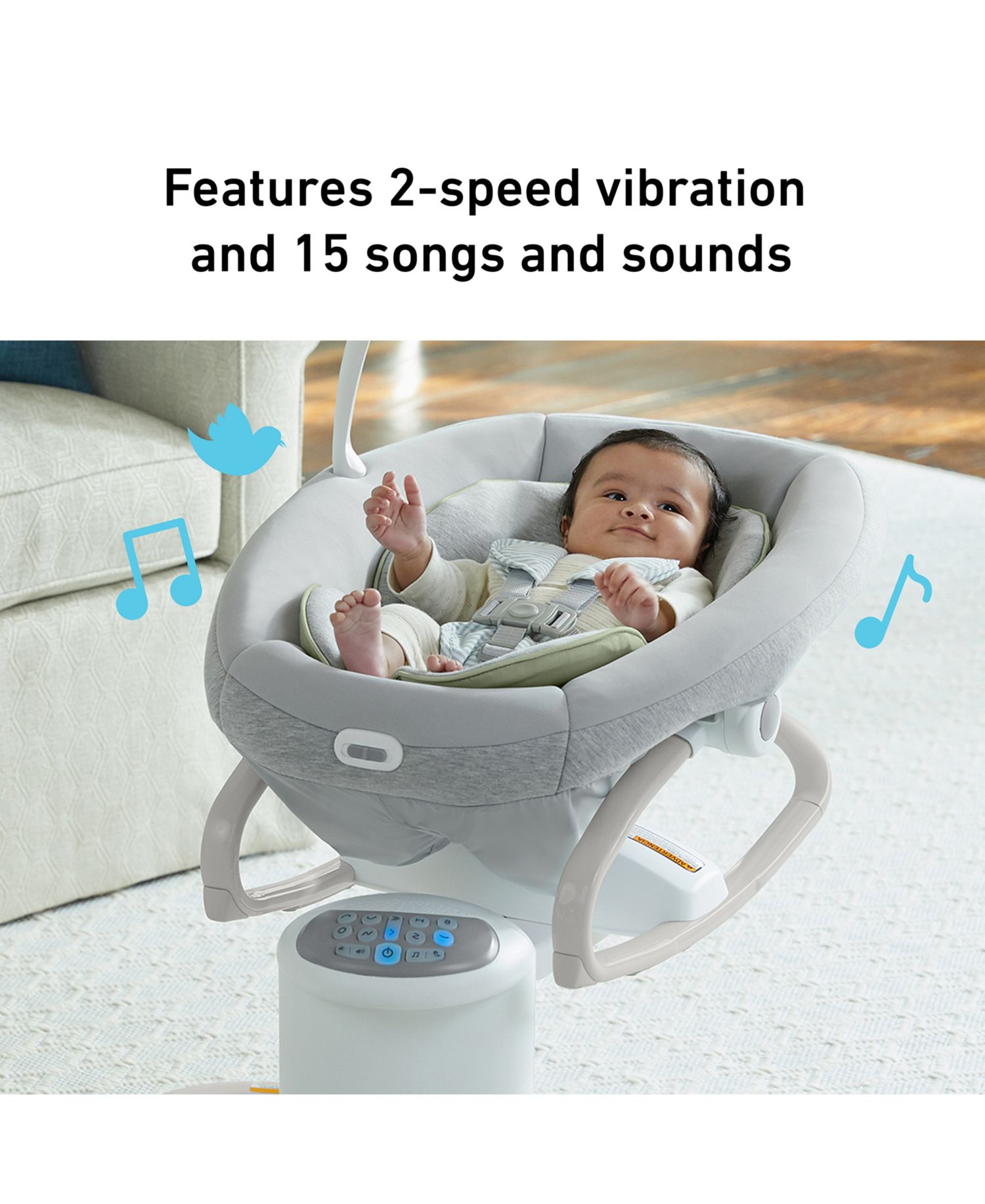 Soothe My Way Swing with Removable Rocker