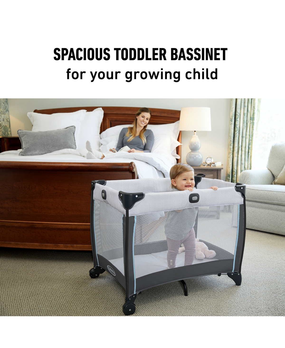Graco My View 4-in-1 Bassinet In Derby