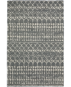 D Style Canopy Mq2 1'8" X 2'6" Area Rug In Gray