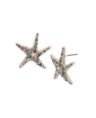 Betsey Johnson Starfish Stud Earrings 