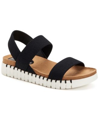 flat sandals with fur on top