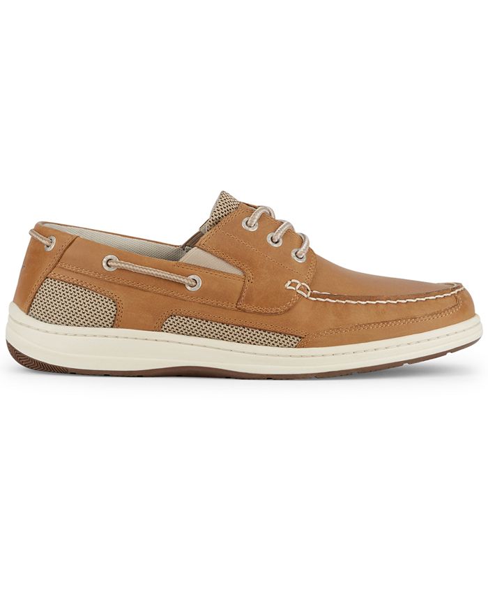 dockers mens beacon leather casual classic boat shoe with neverwet