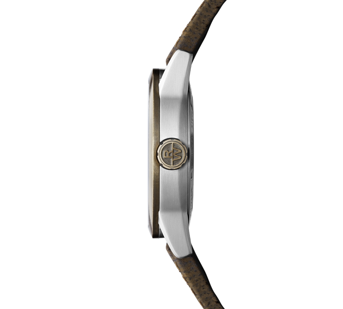 Shop Raymond Weil Men's Swiss Automatic Freelancer Brown Leather Strap Watch 42mm In Bronze