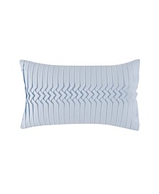 Meribel Embroidered Decorative Pillow, 20" x 12"