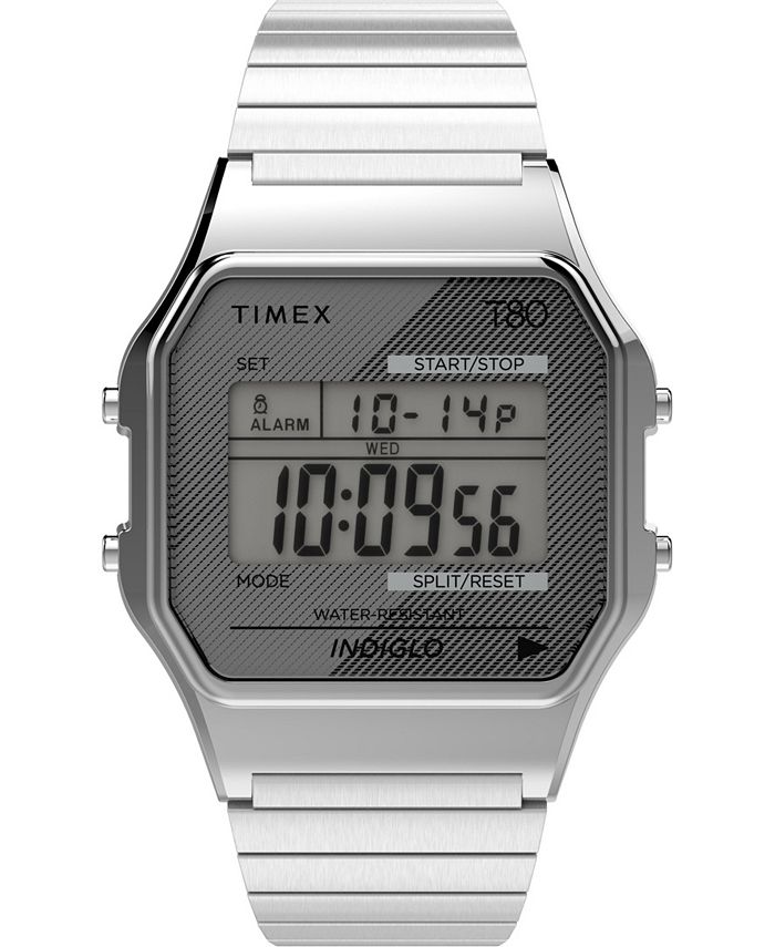 Timex Boutique Unisex Lab Archive Silver-Tone Stainless Steel Bracelet Watch  34mm & Reviews - All Watches - Jewelry & Watches - Macy's