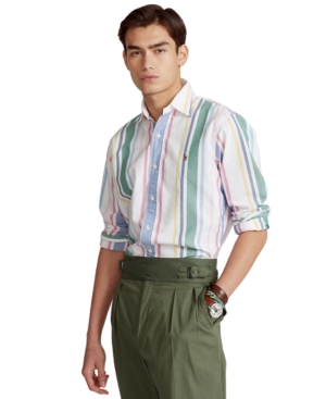 Polo Ralph Lauren Men's Classic-Fit Striped Oxford Shirt