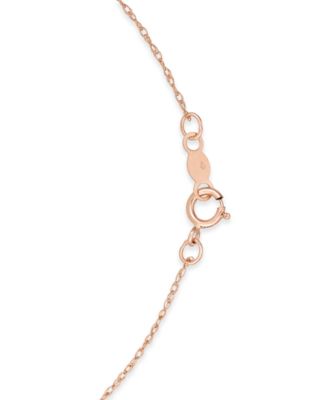 Pink Amethyst (2-1/2 ct. t.w.) and Diamond Accent 18" Pendant Necklace in 14k Rose Gold