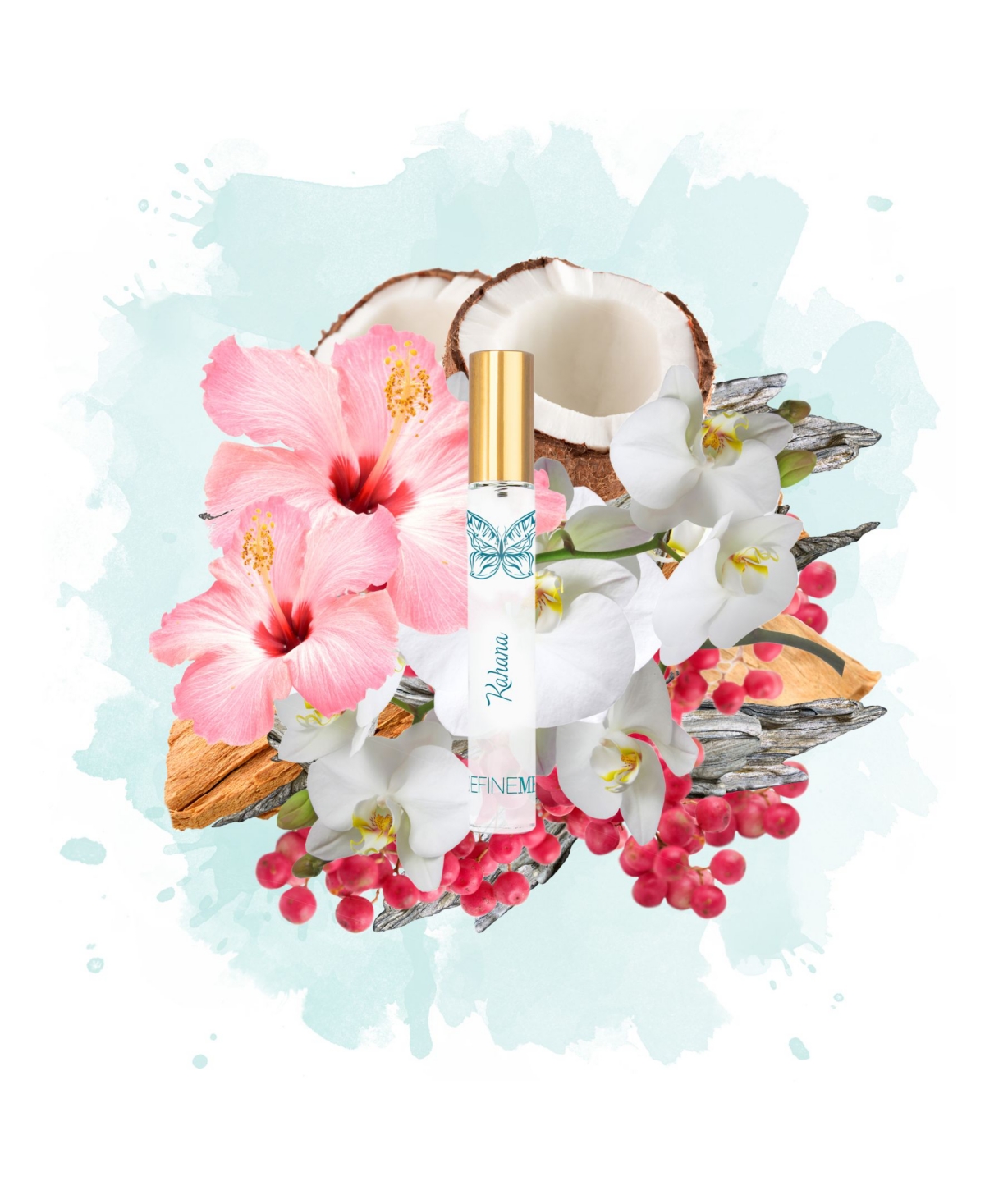 DefineMe Women's Kahana On The Go Natural Perfume Mist, fl