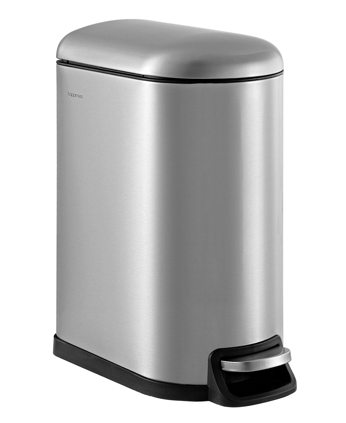 Roland Step-Open Trash Can - Chrome