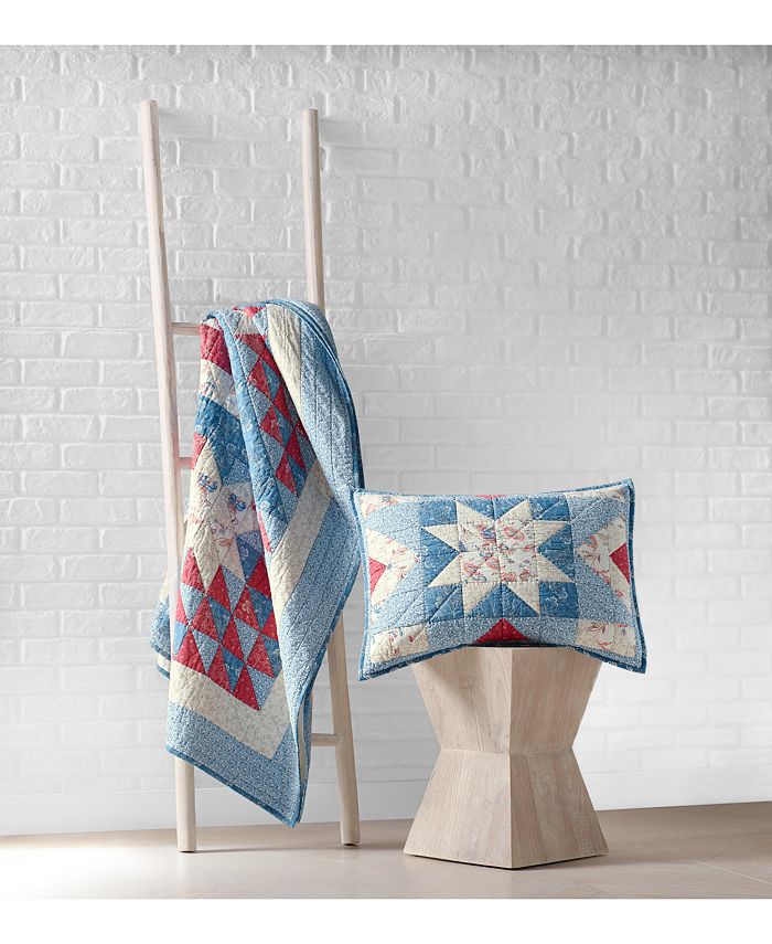 Martha Stewart Collection Americana Star Patchwork Artisan King/Cal