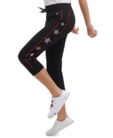 Women's Star-Print Cropped Jogger Pants