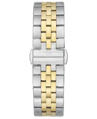 Men's Swiss Museum Classic Diamond-Accent Two-Tone PVD Stainless Steel Bracelet Watch 40mm