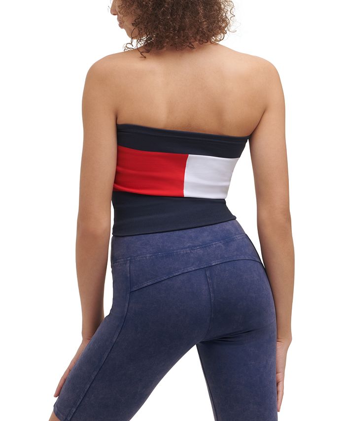 Tommy Hilfiger Women's Flag Tube Top & Reviews Tops Juniors Macy's