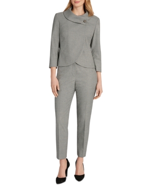 Tahari Asl Wrap-Jacket Pantsuit