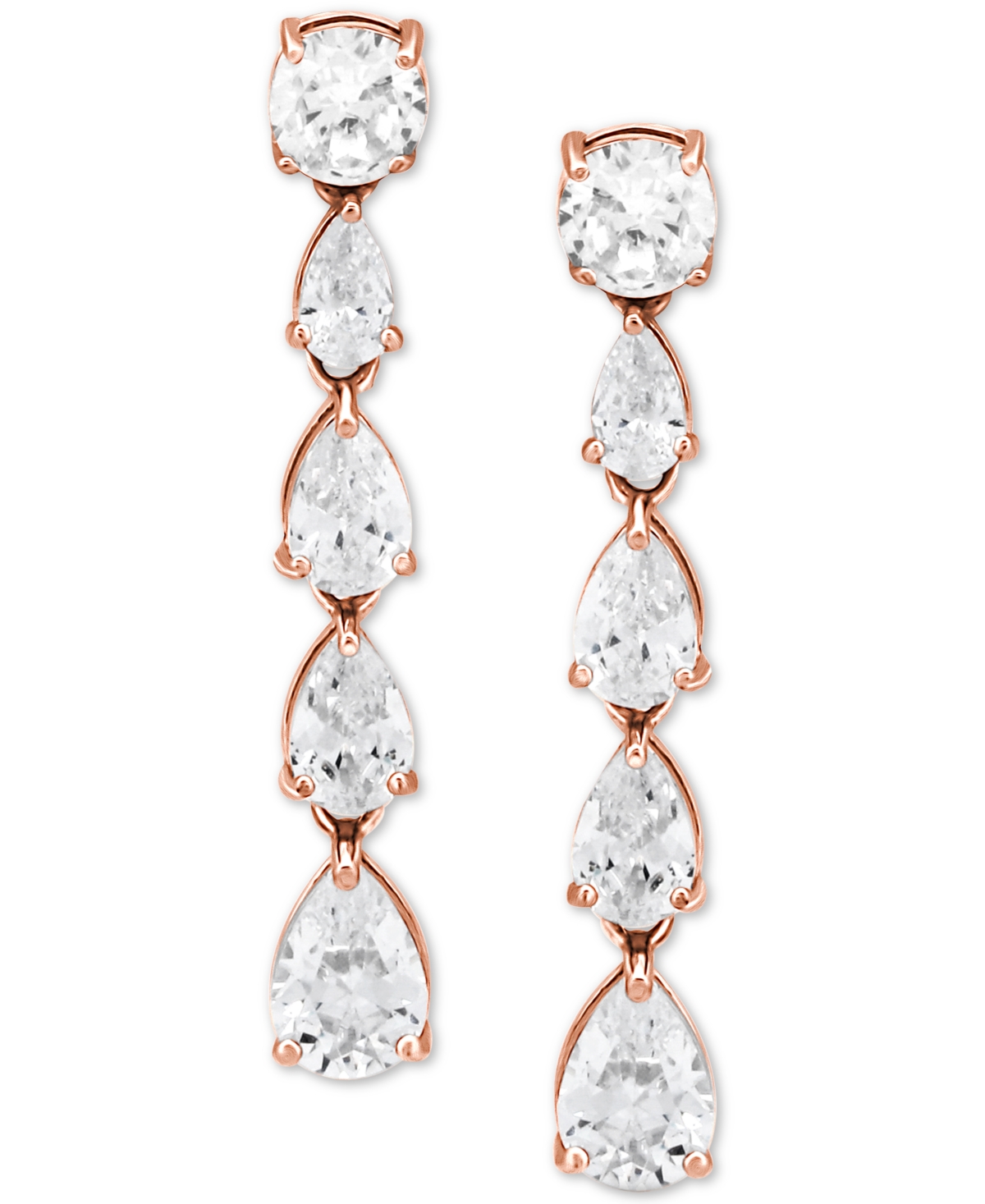 Giani Bernini Cubic Zirconia Drop Earrings in Sterling Silver, Created for Macy's